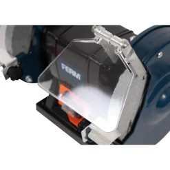 Ferm - Tafelslijpmachine - 150w - 2 Schijven Voor Fijn- Als Grof