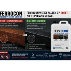 Ferrocon - Ontroester Roestomvormer - 5 Liter