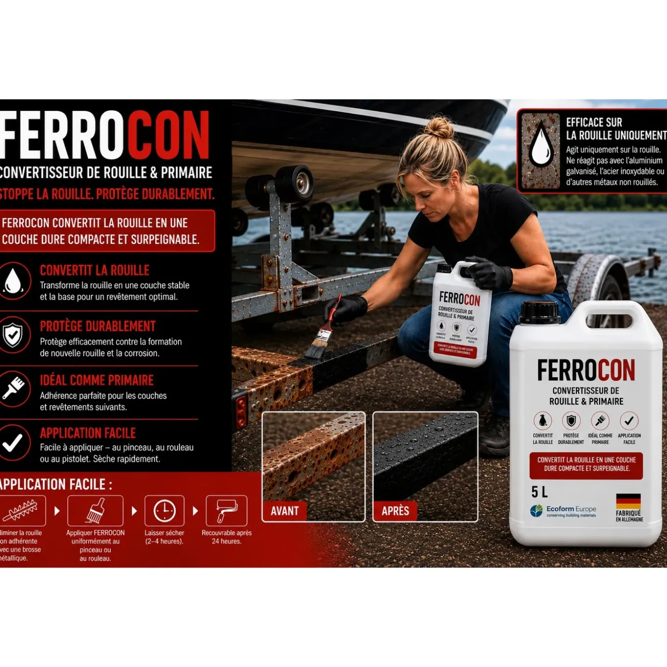 Ferrocon - Ontroester Roestomvormer - 5 Liter
