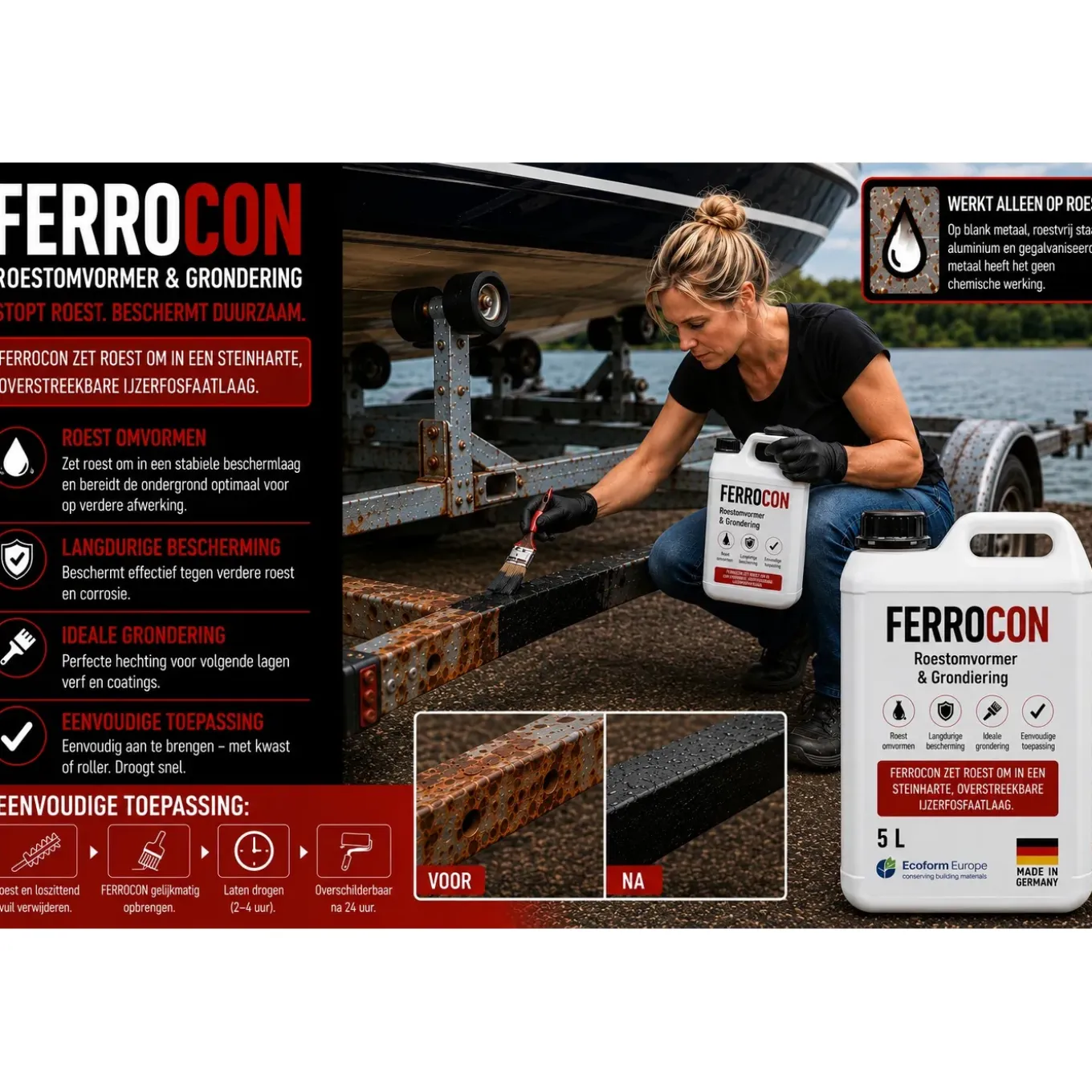 Ferrocon - Ontroester Roestomvormer - 2.5 Liter