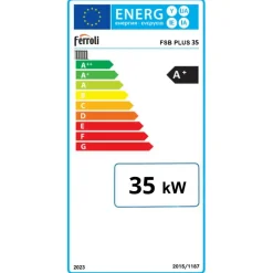 Ferroli - Houtketel - Fsb Plus - Oranje - 1200 X 560 X 960 Mm - 35 Kw