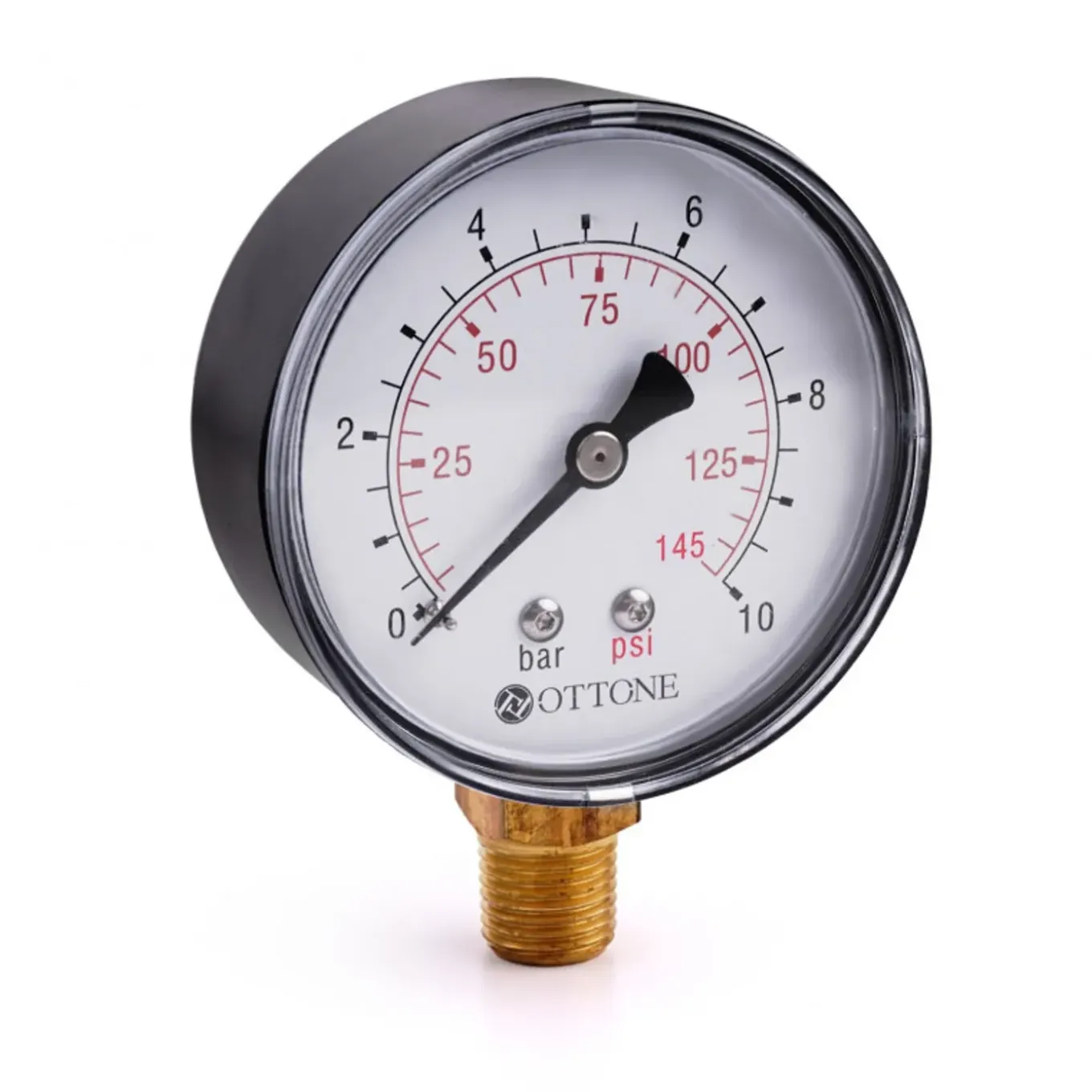 Ferro 60mm 6 BAR waterdrukmeter aansluiting zijdelingse G1/4