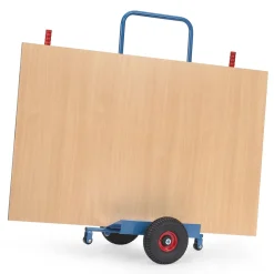 Fetra - Platenwagen - Massief Rubber - 250x60mm