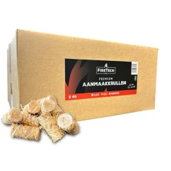 FireTech - Premium Aanmaakkrullen 3KG