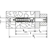 Fischer constructieplug SXR nylon - diam. 8x60mm - 6 stuks