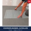 FixLine Voordeelbundel 24 Rollen Ondervloer Met 16db Geluidsreductie 180 M²