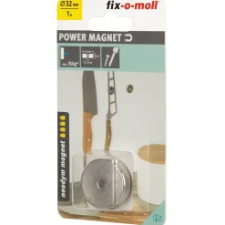 Fix-O-Moll Bevestigingsmagneet - Verzonken Gat - Neodymium - 32x8mm