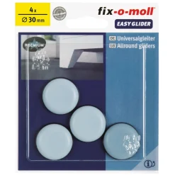 Fix-O-Moll Meubelglijder Easy Glider - Zelfklevend - Kunststof - diam. 30mm - Rond - 4 stuks