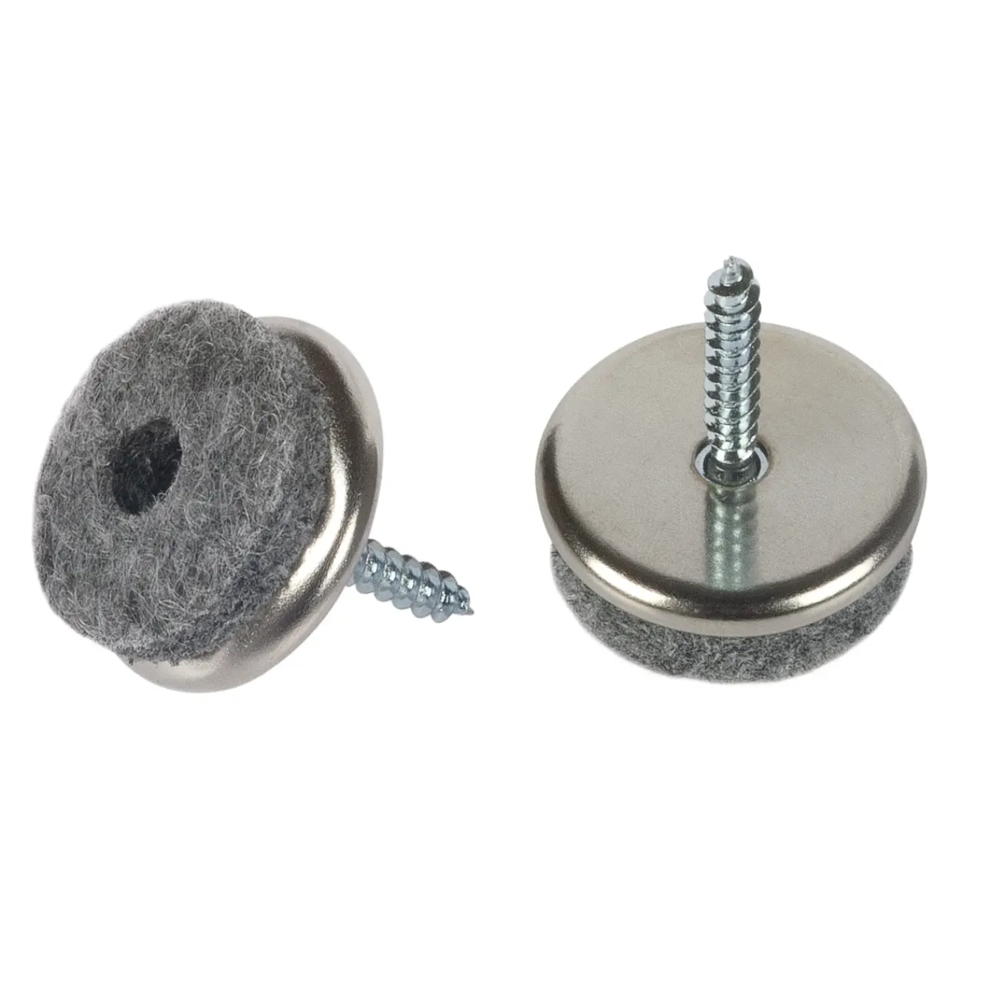 Fix-O-Moll Meubelglijder Parketglijders - Schroefbaar - Vilt - diam. 24mm - Rond - 16 stuks