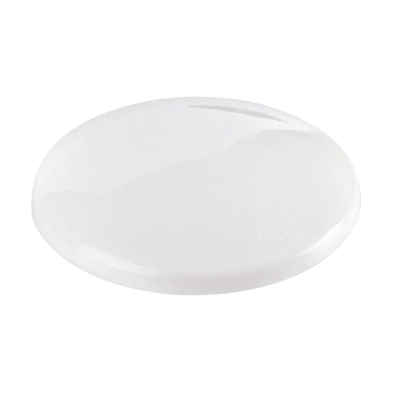Fix-O-Moll stootdop - zelfklevend - wit - rubber - 40mm - 2 stuks