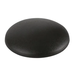 Fix-O-Moll stootdop - zelfklevend - zwart - rubber - diameter 40mm - 2 stuks