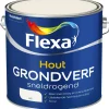 Flexa Grondverf Sneldrogend - Hout, Kunststof en Metaal - Ivoorwit - 2,5L