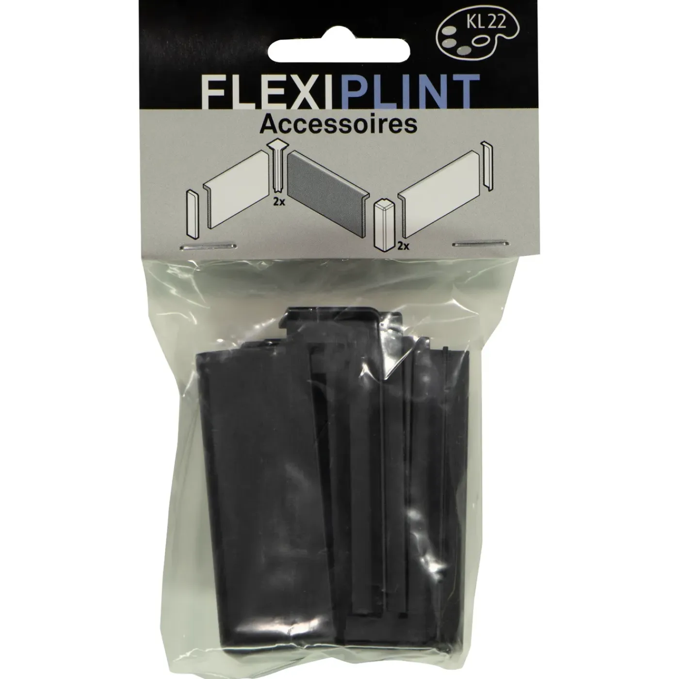 Overig Flexi Accessoires Set KL22 - Zwart - Kunststof - 6 stuks