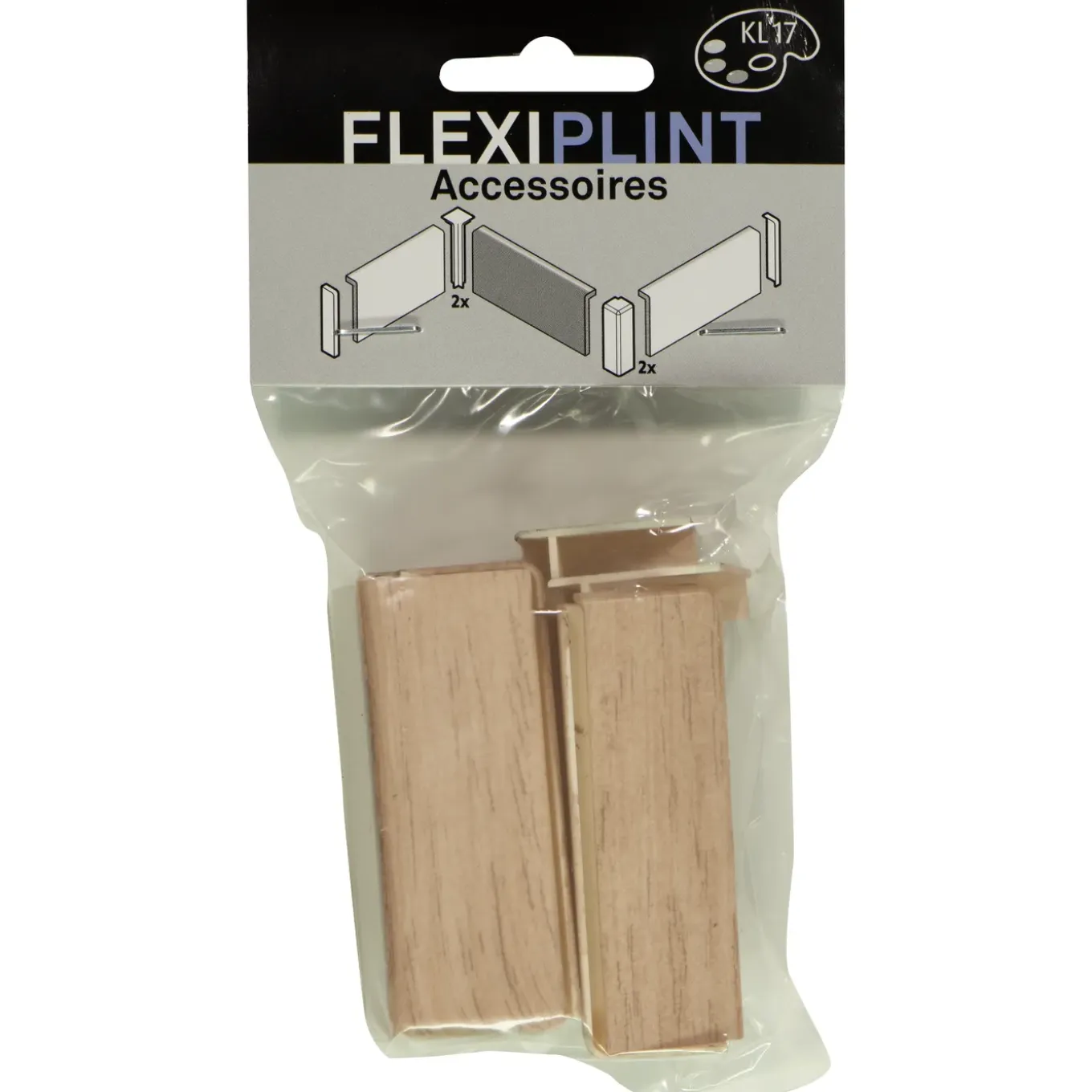 Flexi Plintaccessoire Set KL 17 - Kunststof - Licht Eik - Binnen