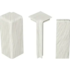 Overig Flexi Plintaccessoire Set KL12 - Kunststof - Lichtgrijs Eik - 6 stuks