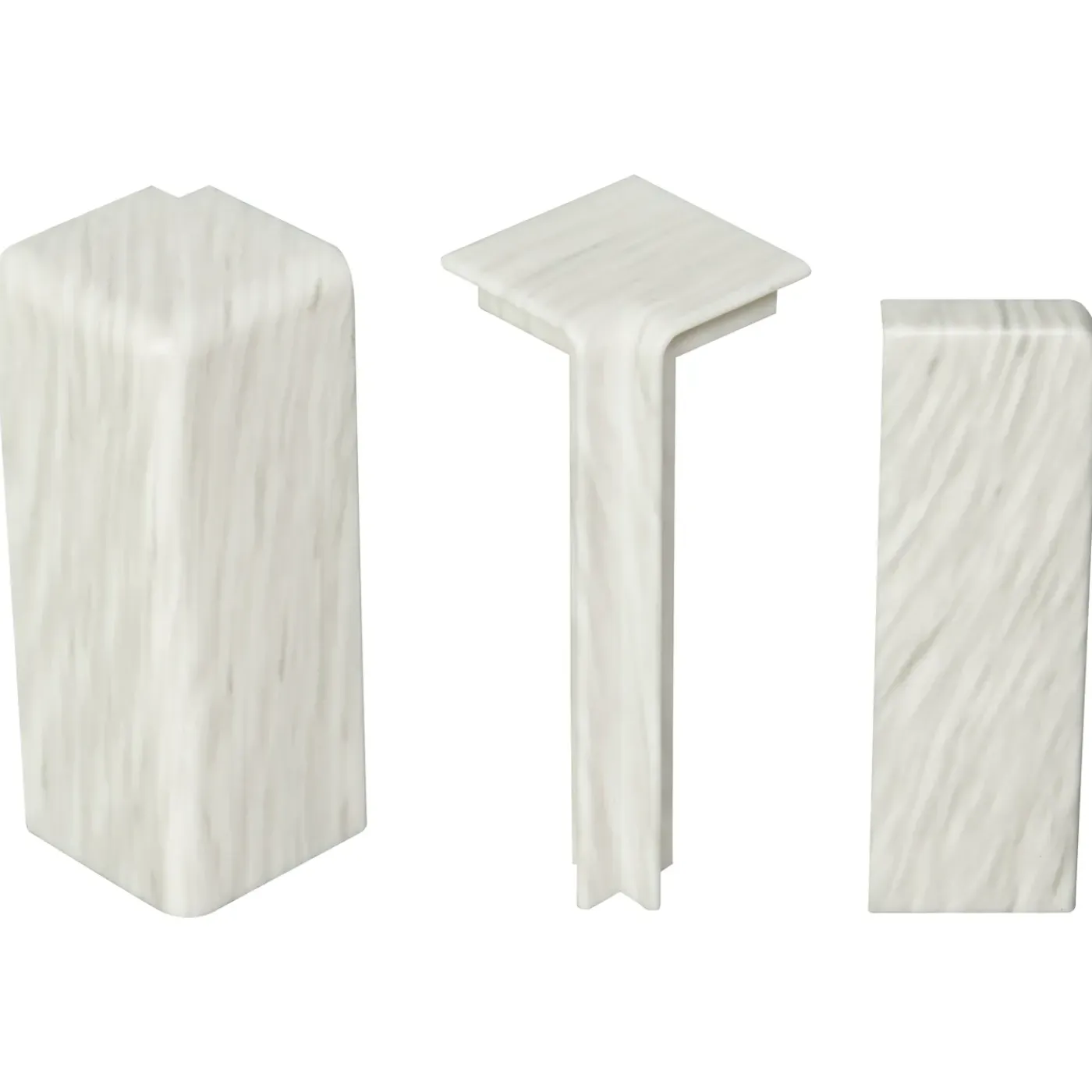 Overig Flexi Plintaccessoire Set KL12 - Kunststof - Lichtgrijs Eik - 6 stuks