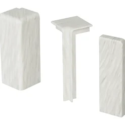 Overig Flexi Plintaccessoire Set KL12 - Kunststof - Lichtgrijs Eik - 6 stuks