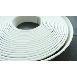 Flexplint - Flexibele PVC Plakplint - Wit (9016) - 5 meter