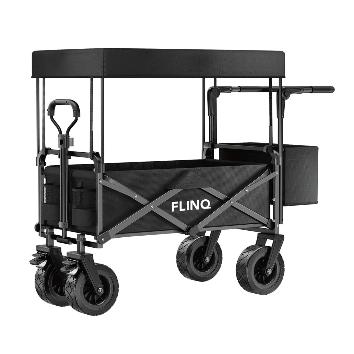 Flinq Bolderkar Met Dak - 100kg