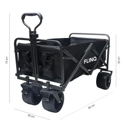 Flinq Bolderkar Met Dak - 100kg