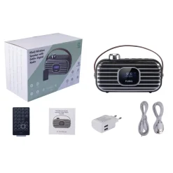 FlinQ DAB Radio - AB+/ FM Radio - Bluetooth - Draadloos - Zwart
