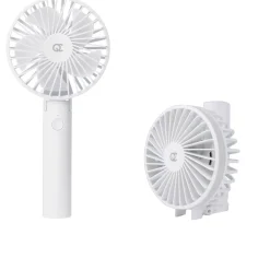 FlinQ Draagbare Handventilator - Oplaadbaar - Vijf windsnelheden - Wit