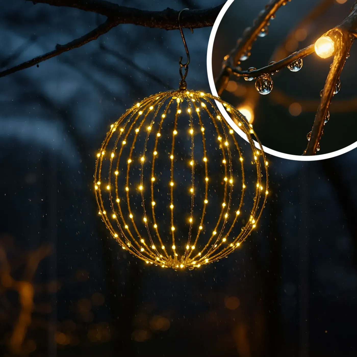 FlinQ Lichtbol Kerstverlichting - Ø30 Cm