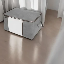 Flokoo - Hoogwaardige Opbergtas Voor Kleding - 4 Stuks - Grijs