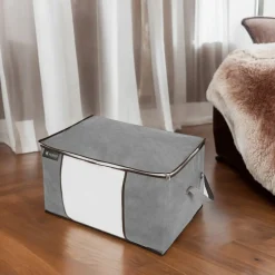 Flokoo - Hoogwaardige Opbergtas Voor Kleding - 4 Stuks - Grijs