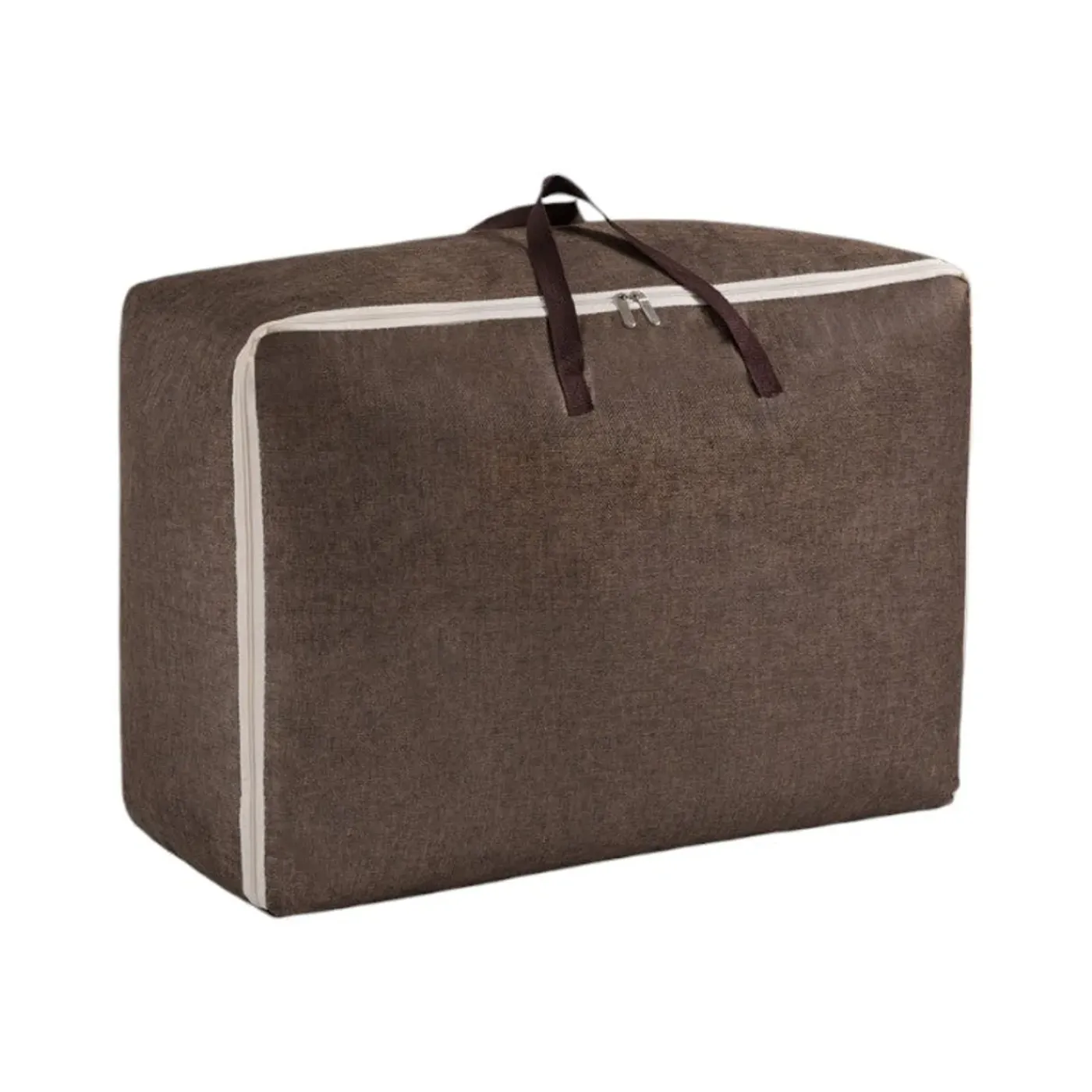 FLOKOO - Opbergzak Xxl Dekbed - Bruin - 70 X 50 X 30 Cm
