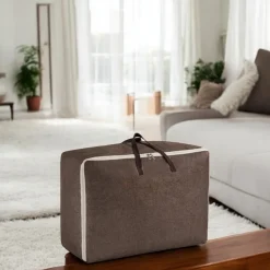 FLOKOO - Opbergzak Xxl Dekbed - Bruin - 70 X 50 X 30 Cm