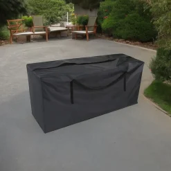 Flokoo - Tuinkussentas - Zwart - 173 X 76 X 51 Cm - Opbergtas Voor Tuinmeubelkussens