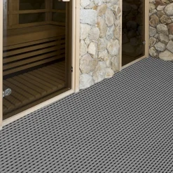 Floordirekt - Anti-slip Mat, Adria, Grijs, 120 X 100 Cm