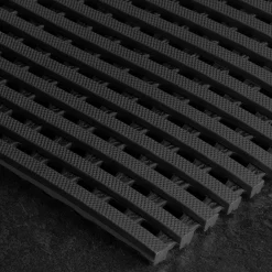 Floordirekt - Antislip Zwembadvloermat Adria, 12 Mm Dik, Zwart, 120 X 100 Cm