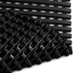 Floordirekt - Antislip Zwembadvloermat Adria, 12 Mm Dik, Zwart, 120 X 400 Cm