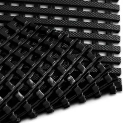 Floordirekt - Antislip Zwembadmat Adria, 12 Mm Dik, Zwart, 120 X 200 Cm