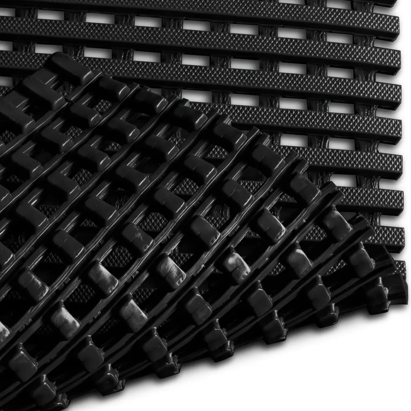 Floordirekt - Antislip Zwembadvloerkleed Adria, 12 Mm Dik, Zwart, 120 X 350 Cm