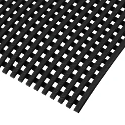 Floordirekt - Antislip Zwembadvloermat Adria, 12 Mm Dik, Zwart, 120 X 150 Cm