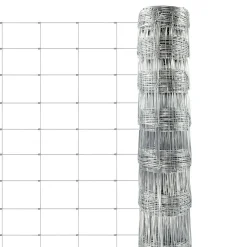 Floordirekt - Bosomheining Van Verzinkt Staal, Maas 15 Cm, 120 Cm X 50 M