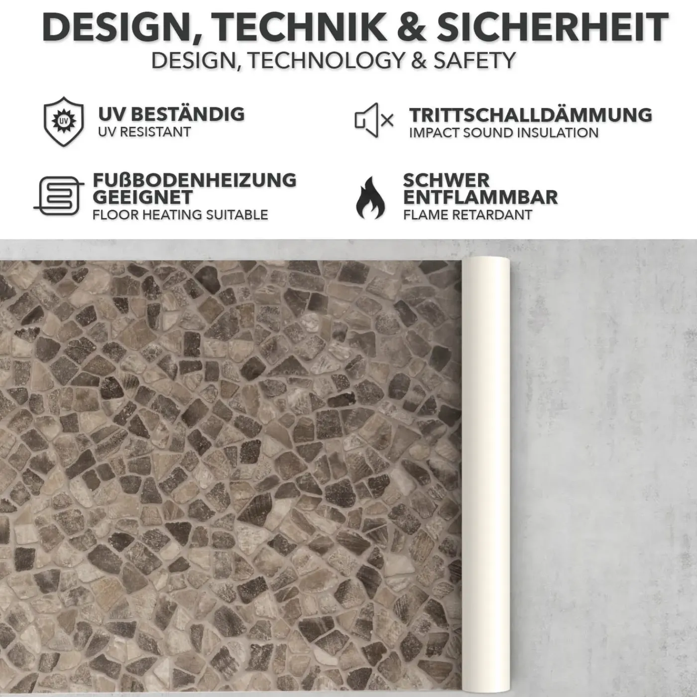 Floordirekt - Pvc Vloeren, Atlantic, Selby 162m, 100 X 250 Cm