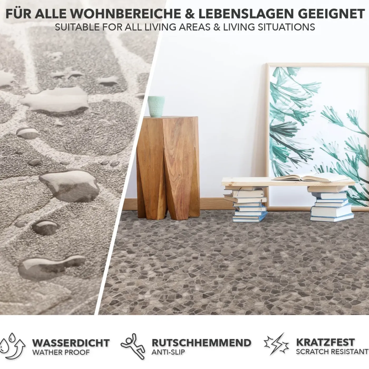 Floordirekt - Pvc Vloeren, Atlantic, Selby 162m, 100 X 250 Cm
