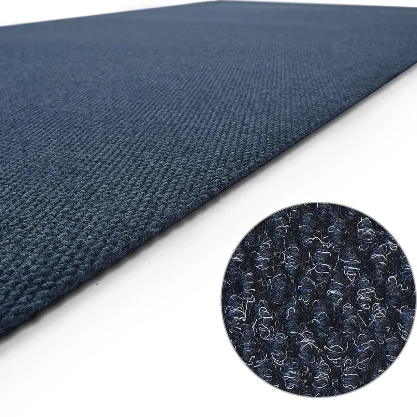 Floordirekt - Tapijt Op Rol Hong Kong, Blauw 200 X 450 Cm
