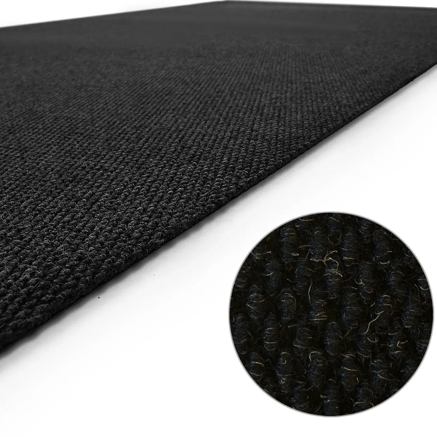 Floordirekt - Tapijt Op Rol Hong Kong, Zwart 67 X 300 Cm