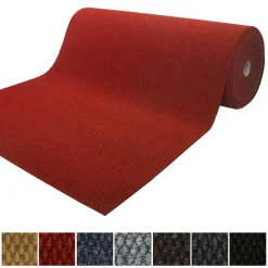 Floordirekt - Tapijt Op Rol Hong Kong, Rood 100 X 100 Cm