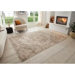 Flycarpets Vintage vloerkleed - Sand Beige 200 X 280 CM