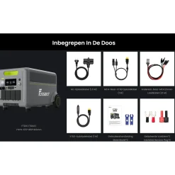 FOSSiBOT F7200 Draagbaar Powerstation-7200W 5222Wh LiFePO4 Generator+micro-omvormer-APP