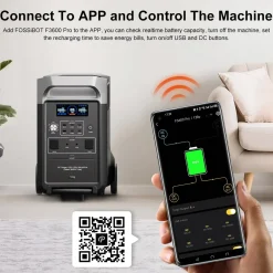 FOSSiBOT F3600PRO Draagbaar Powerstation-3600W 3840Wh LiFePO4 Generator-CampingRV/UPS-Fast charging