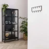 Fraaai - Kapstok Industrieel 9 Haken - 50 Cm Zwart