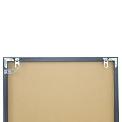 Fragix York Passpiegel - Zwart - Aluminium - 150x40
