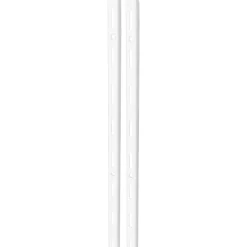 F-Systeem rail enkel 200 cm wit RAL9003 2 stuks 550 kg